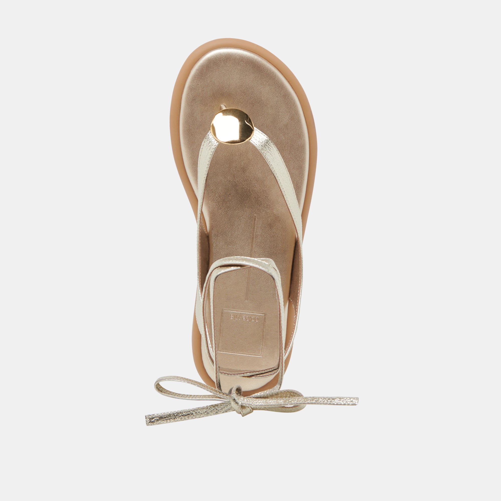 JUDY SANDALS LIGHT GOLD LEATHER - Image 10