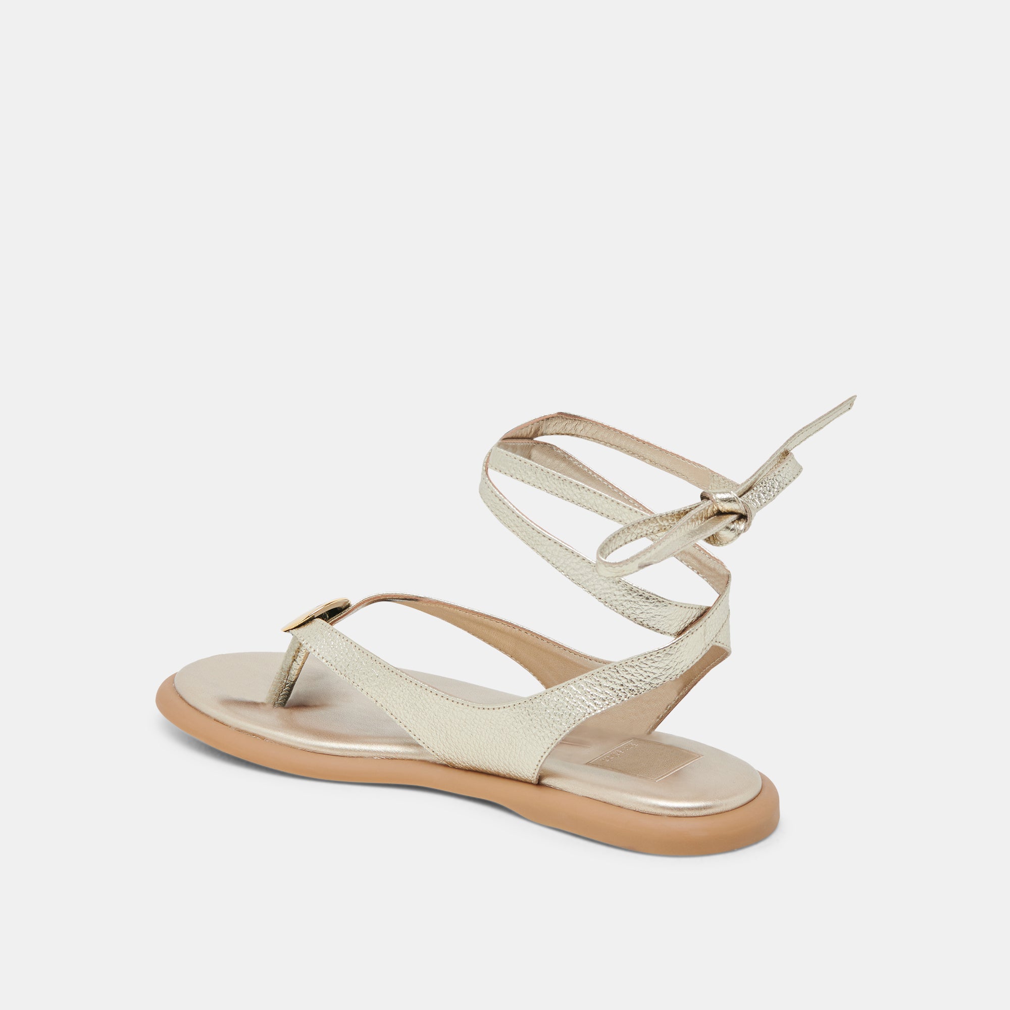 JUDY SANDALS LIGHT GOLD LEATHER - Image 7