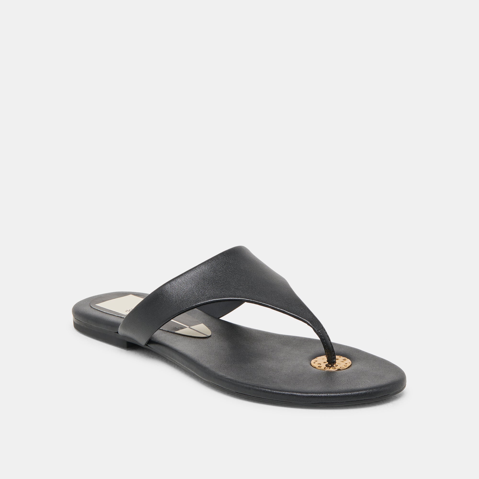 KITTLE SANDALS BLACK LEATHER - Image 3
