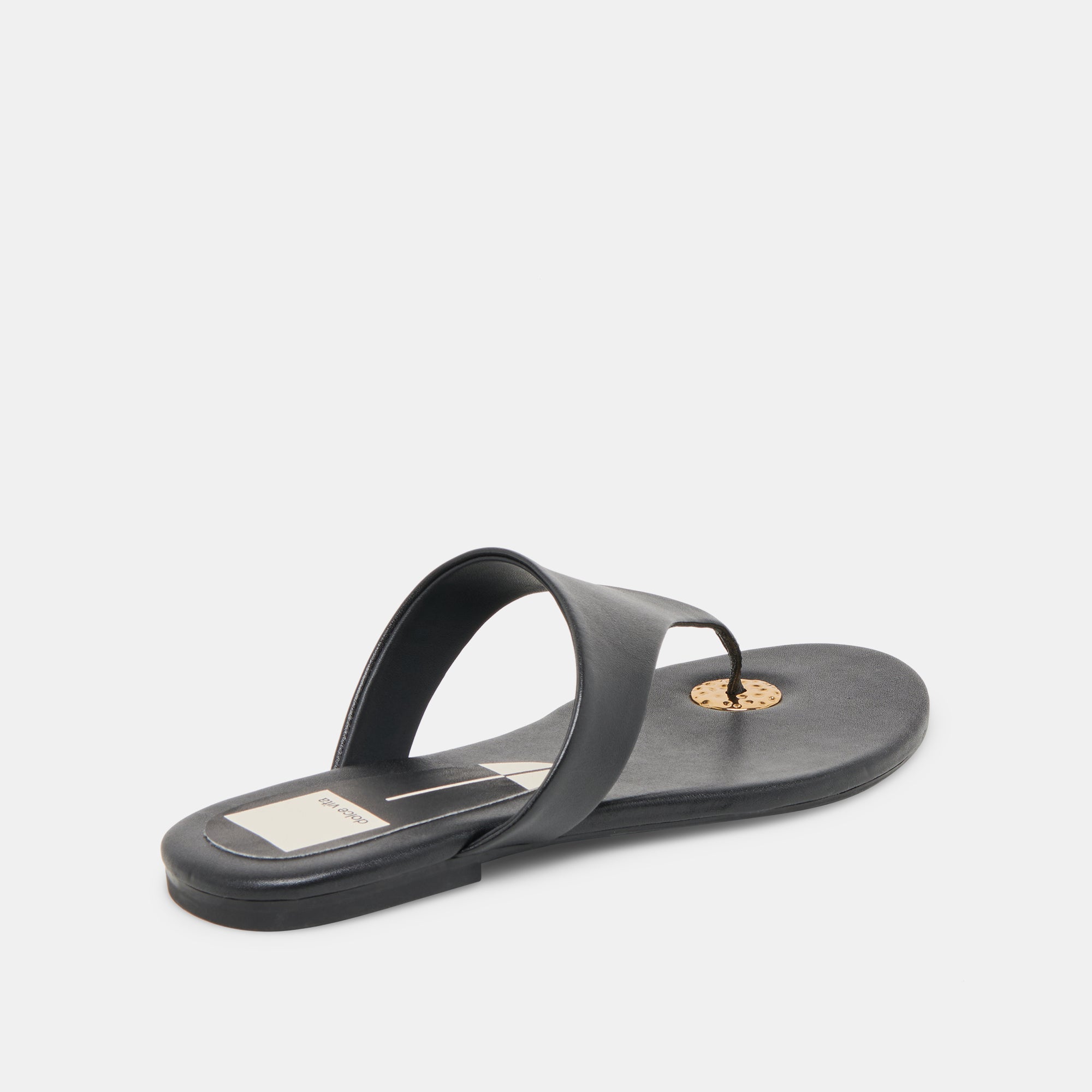KITTLE SANDALS BLACK LEATHER - Image 5