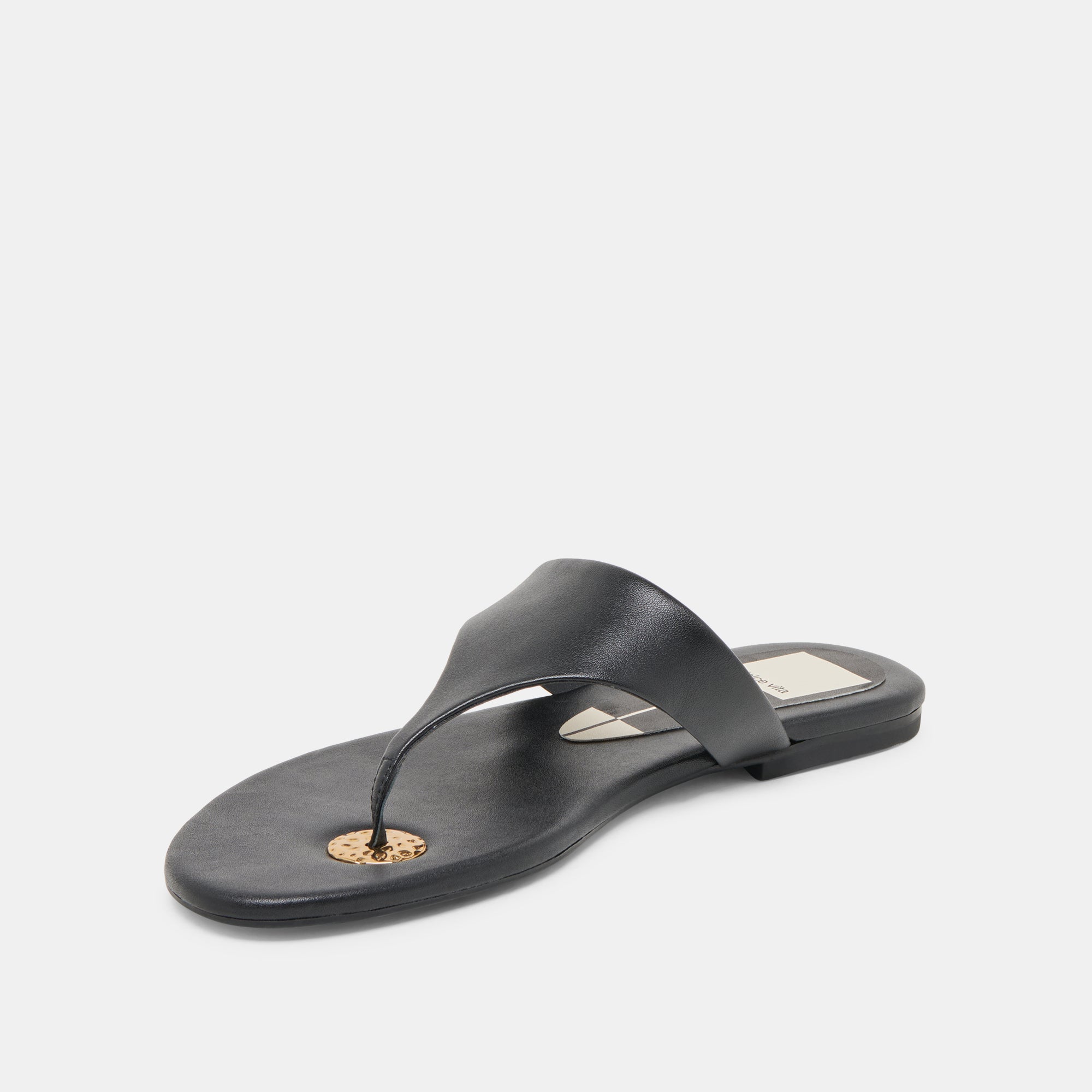 KITTLE SANDALS BLACK LEATHER - Image 7