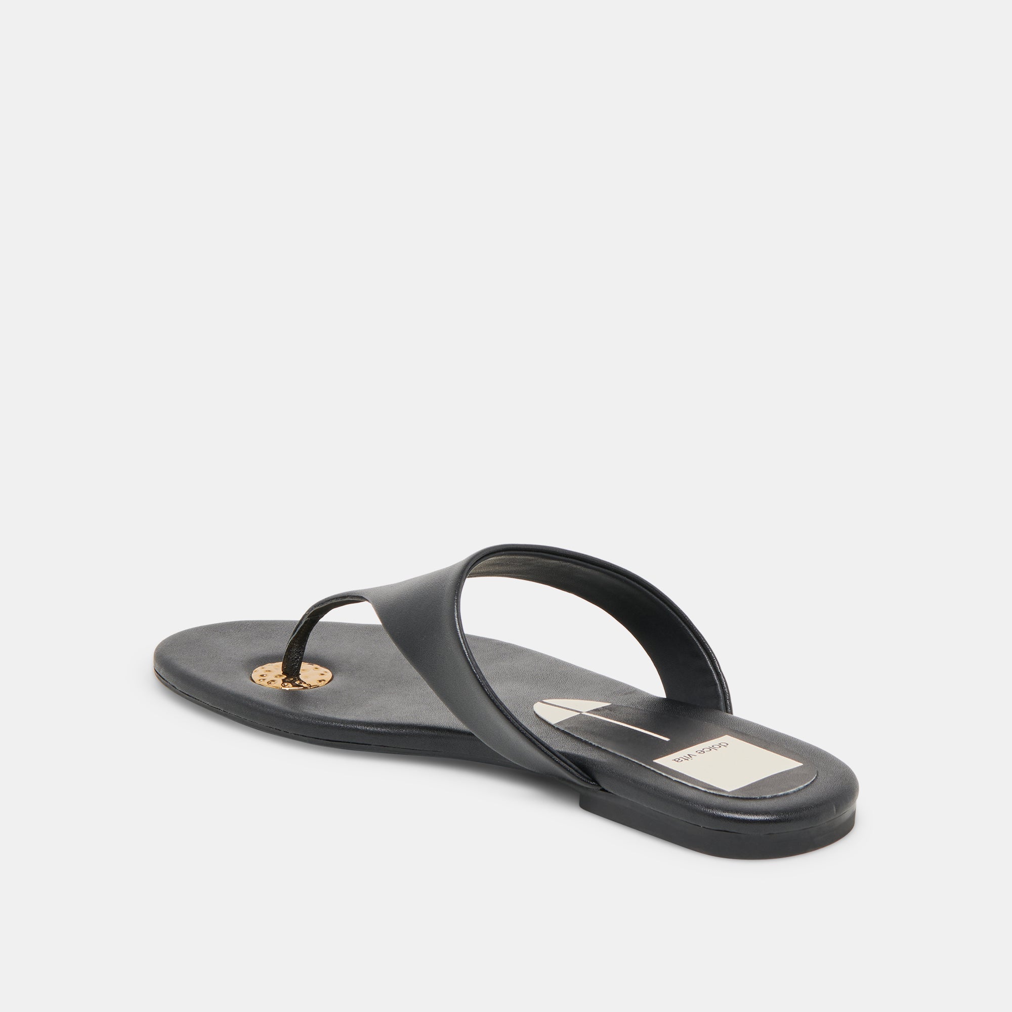 KITTLE SANDALS BLACK LEATHER - Image 9
