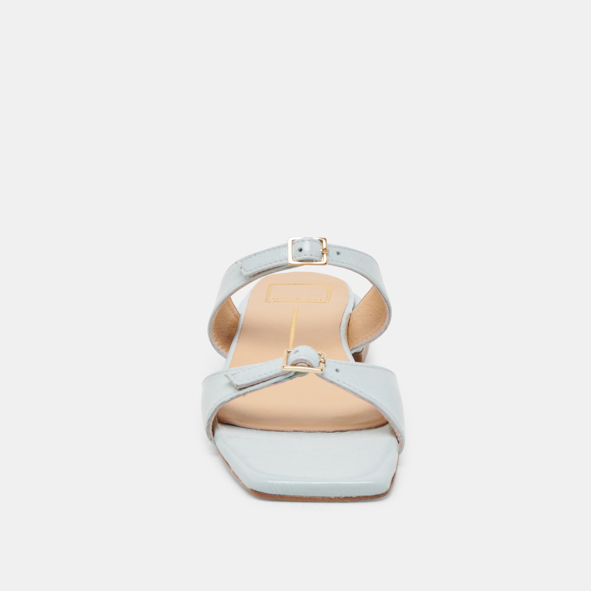 LAVERN SANDALS ICE BLUE CRINKLE PATENT - Image 7