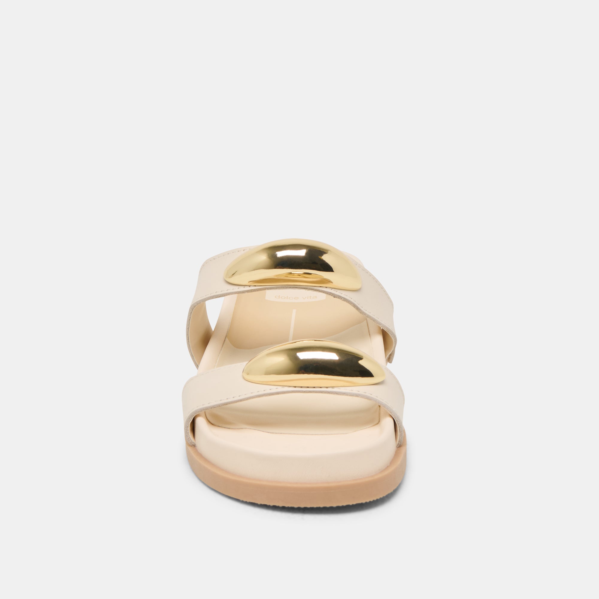 SATINE SANDALS BONE LEATHER - Image 10