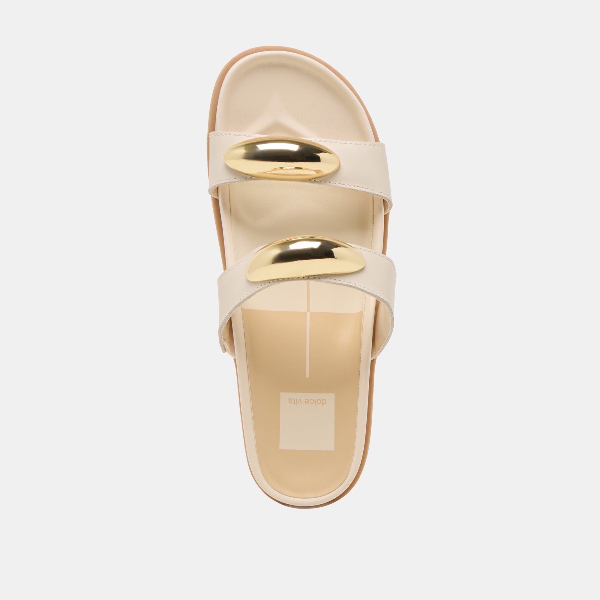 SATINE SANDALS BONE LEATHER - Image 12
