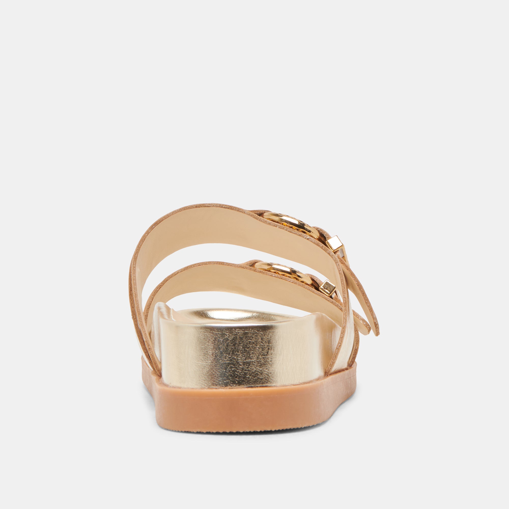 SOYA SANDALS GOLD DISTRESSED LEATHER - Image 7