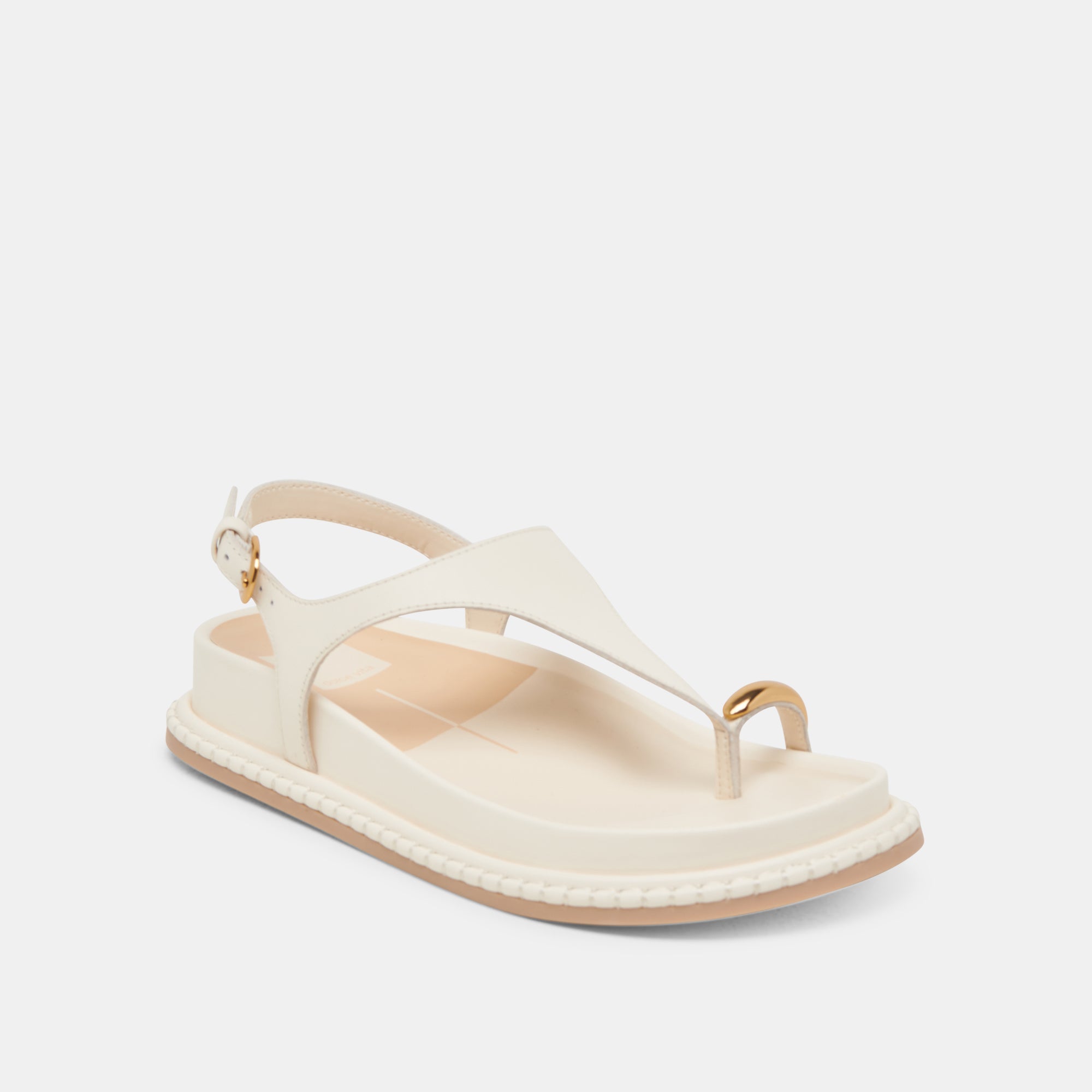 STEFAN SANDALS OFF WHITE LEATHER - Image 3