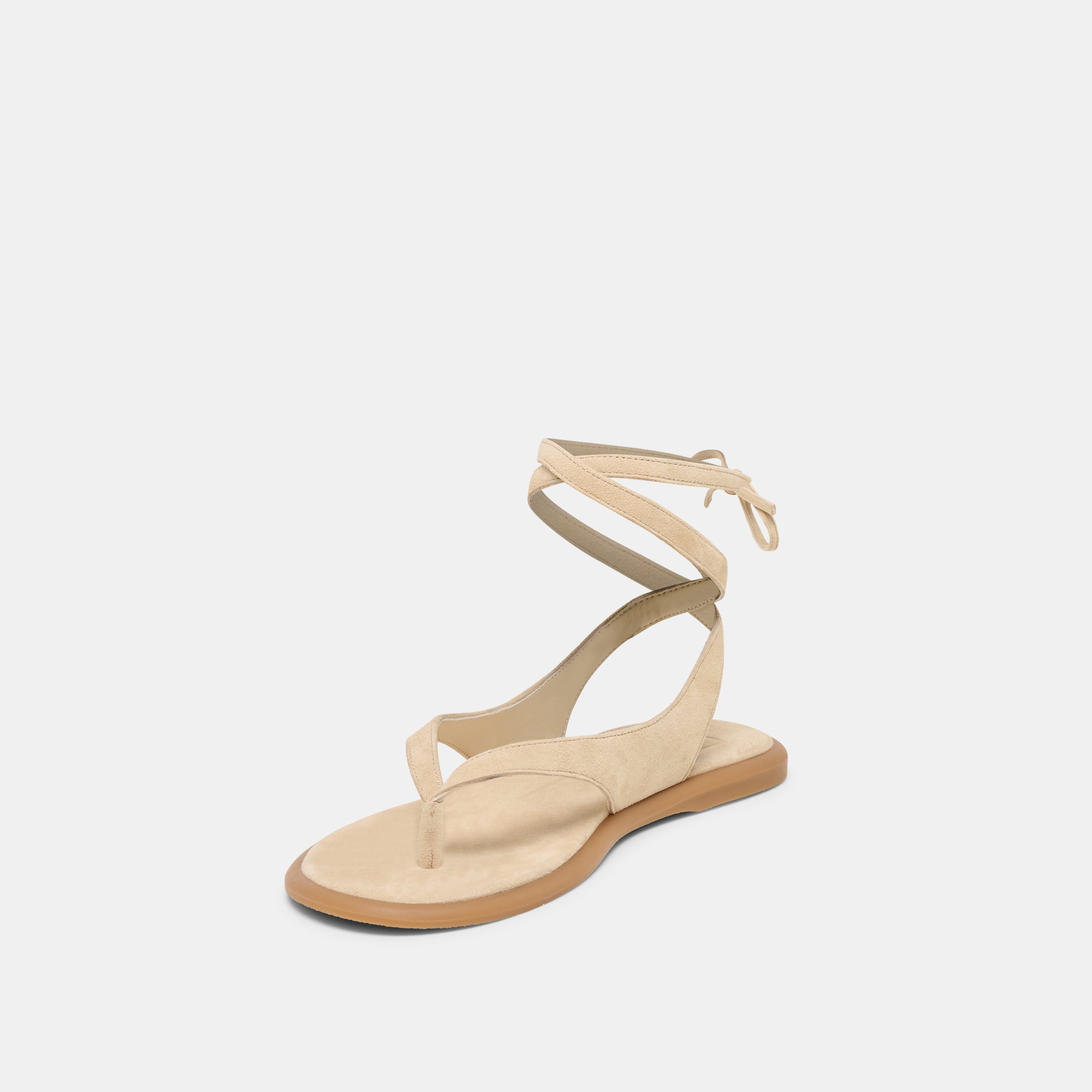 JAYDEN SANDALS ALMOND SUEDE - Image 4