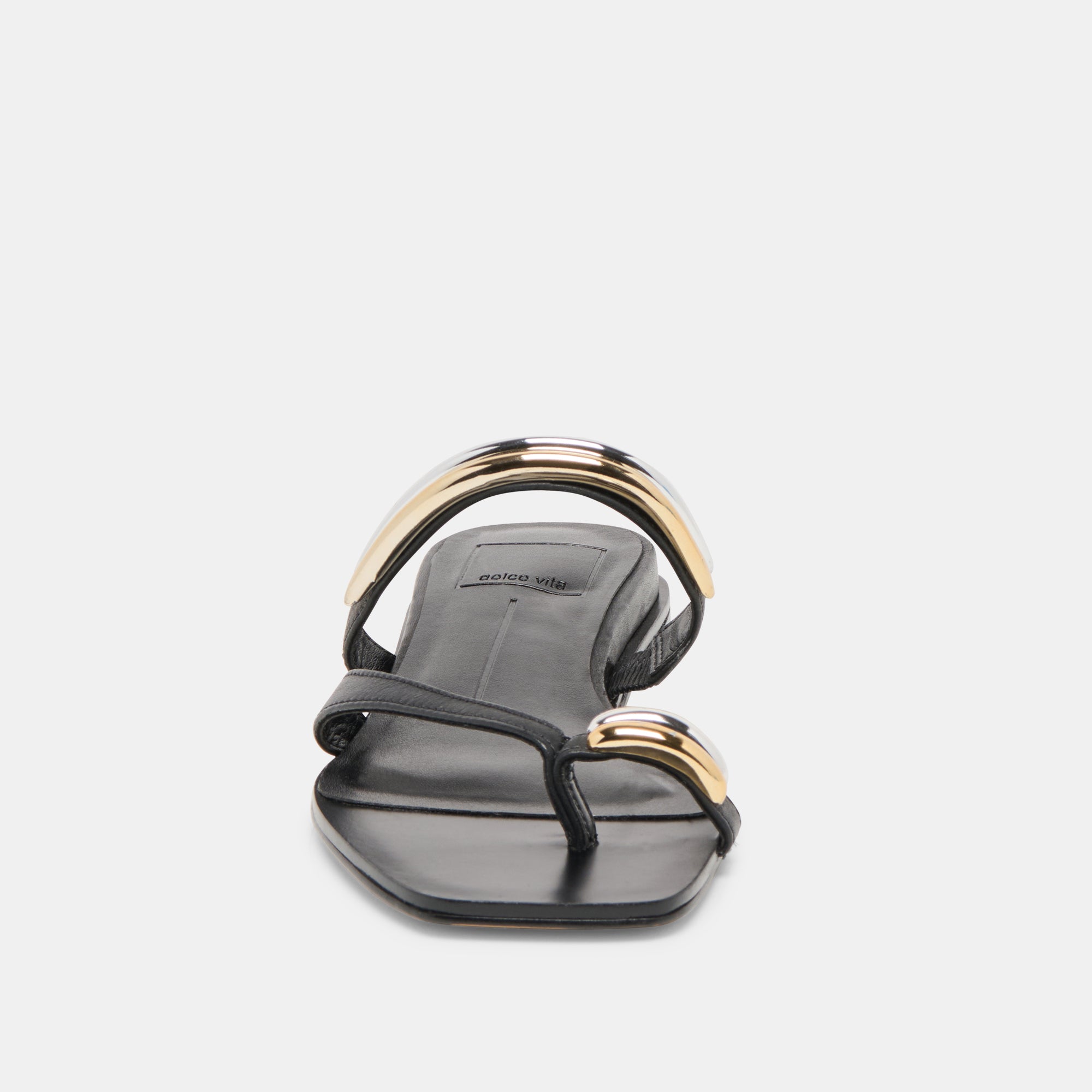 TARINA SANDALS BLACK LEATHER - Image 9