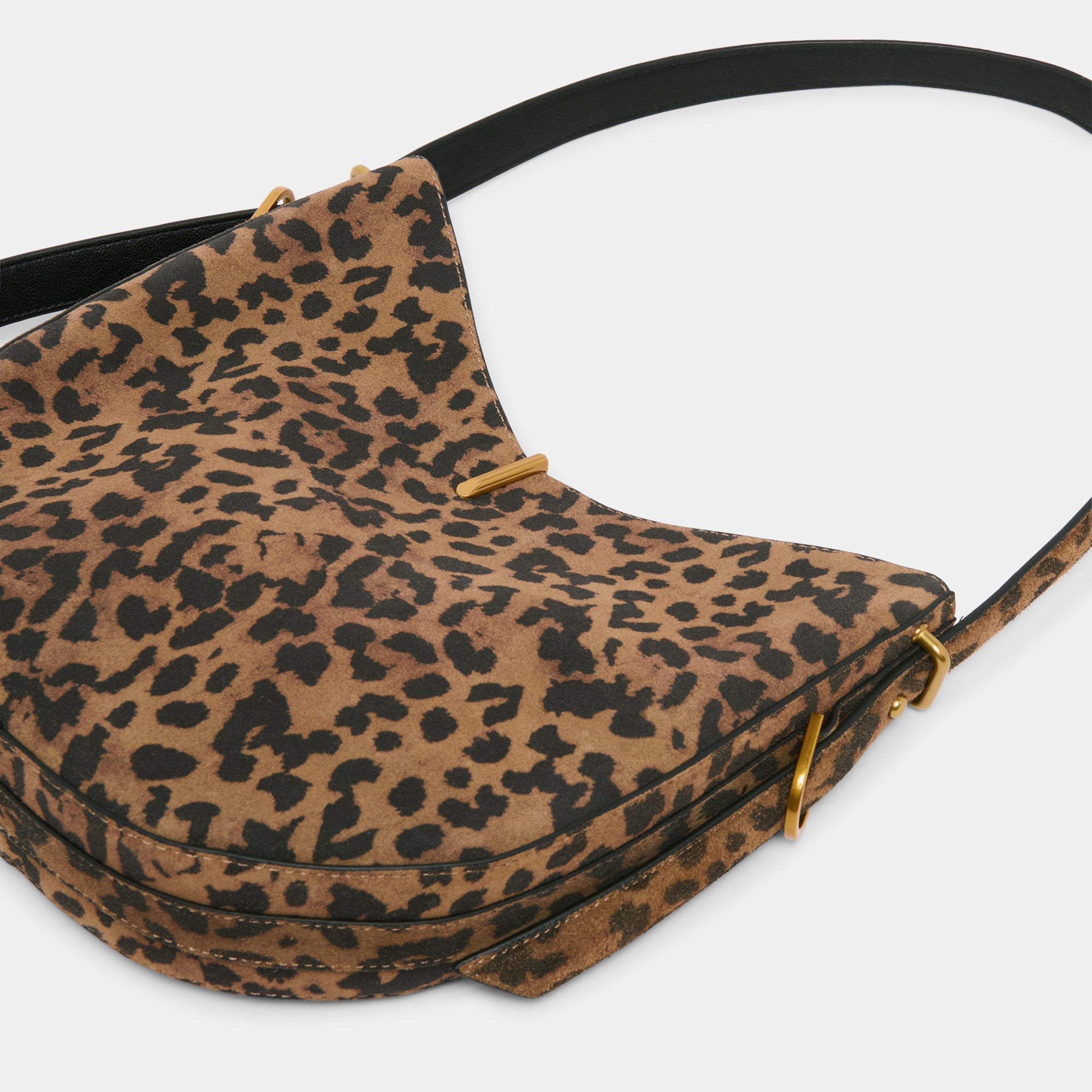 BREE SHOULDER BAG LEOPARD SUEDE - Image 3