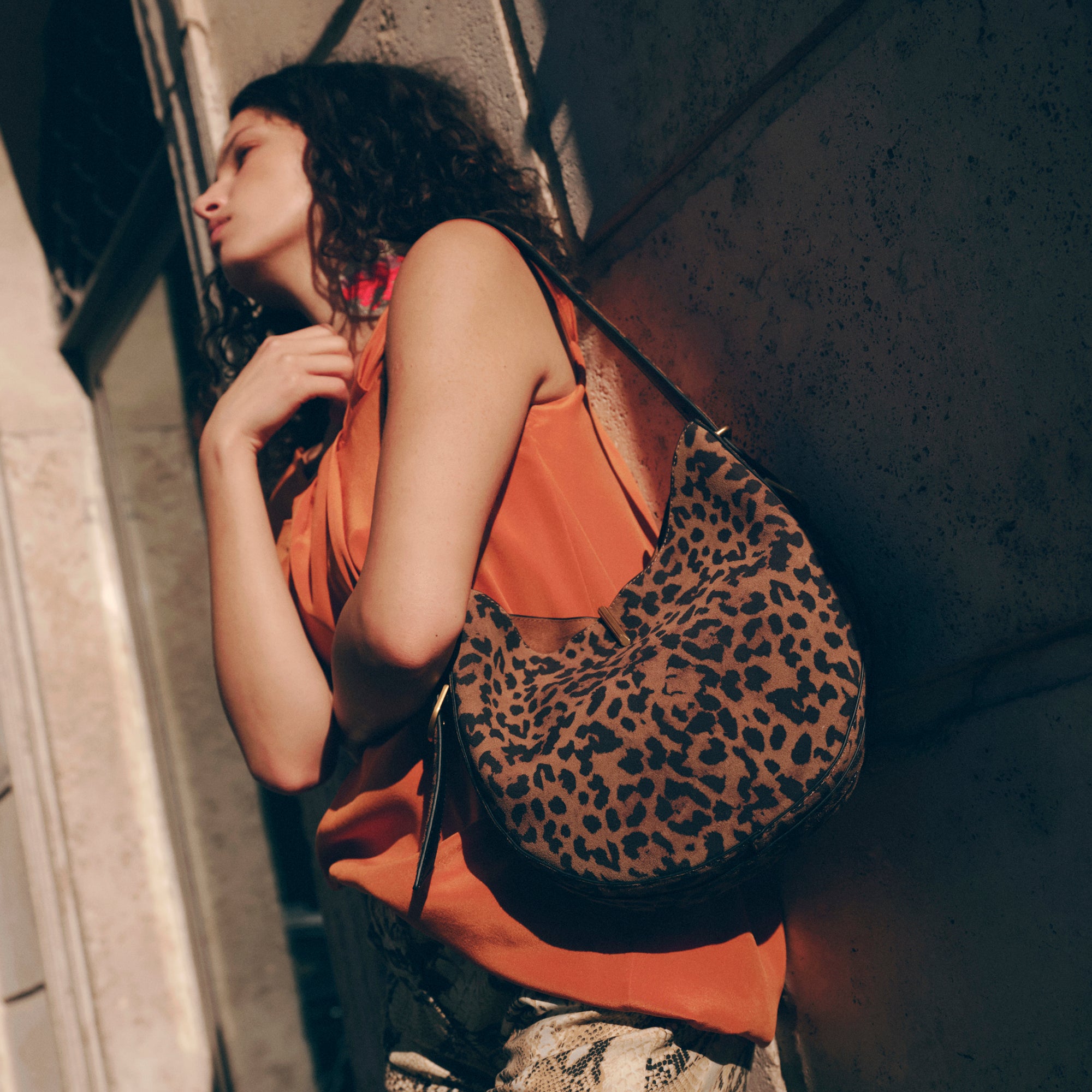 BREE SHOULDER BAG LEOPARD SUEDE - Image 7