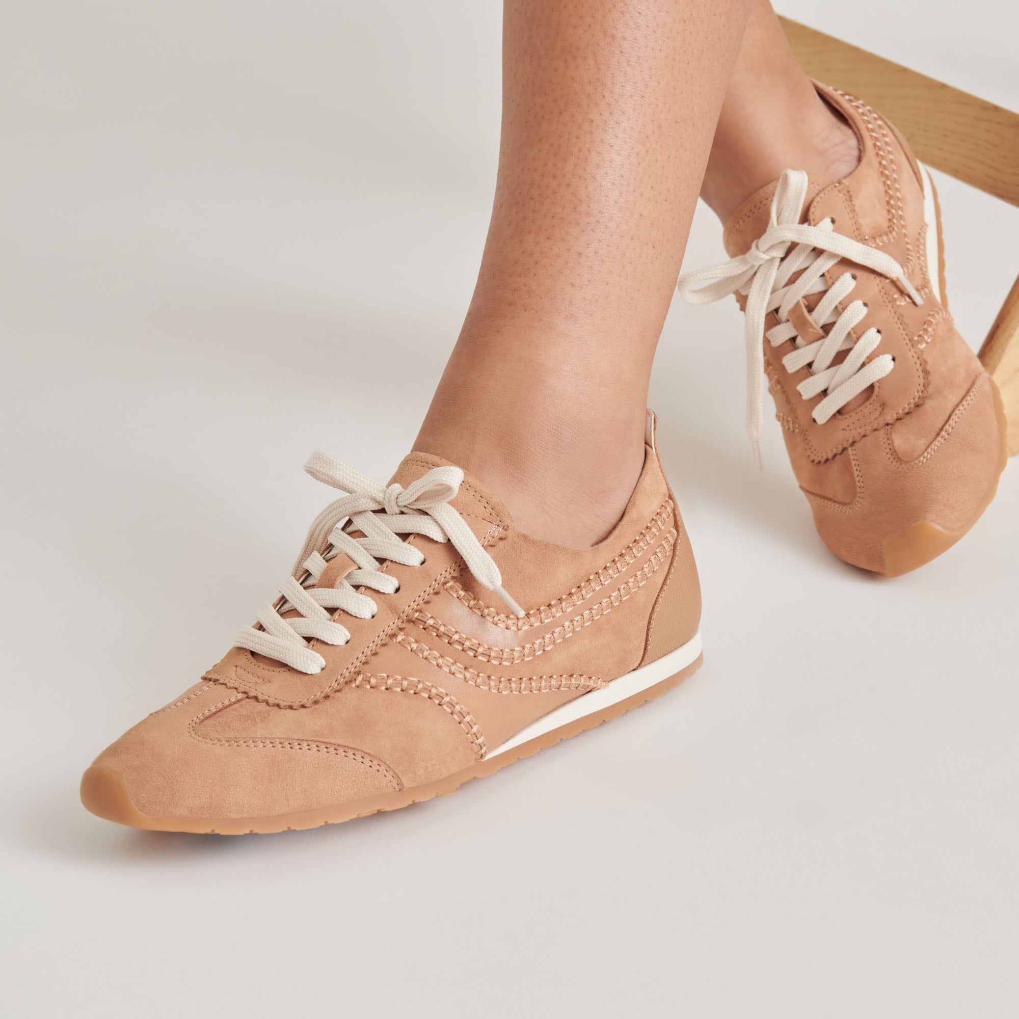 DELANY SNEAKERS TOFFEE NUBUCK - Image 3