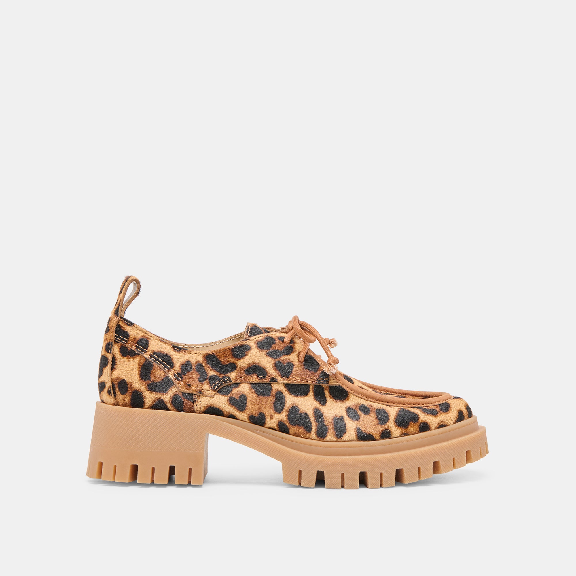 MILZA LOAFERS DK LEOPARD CALF HAIR