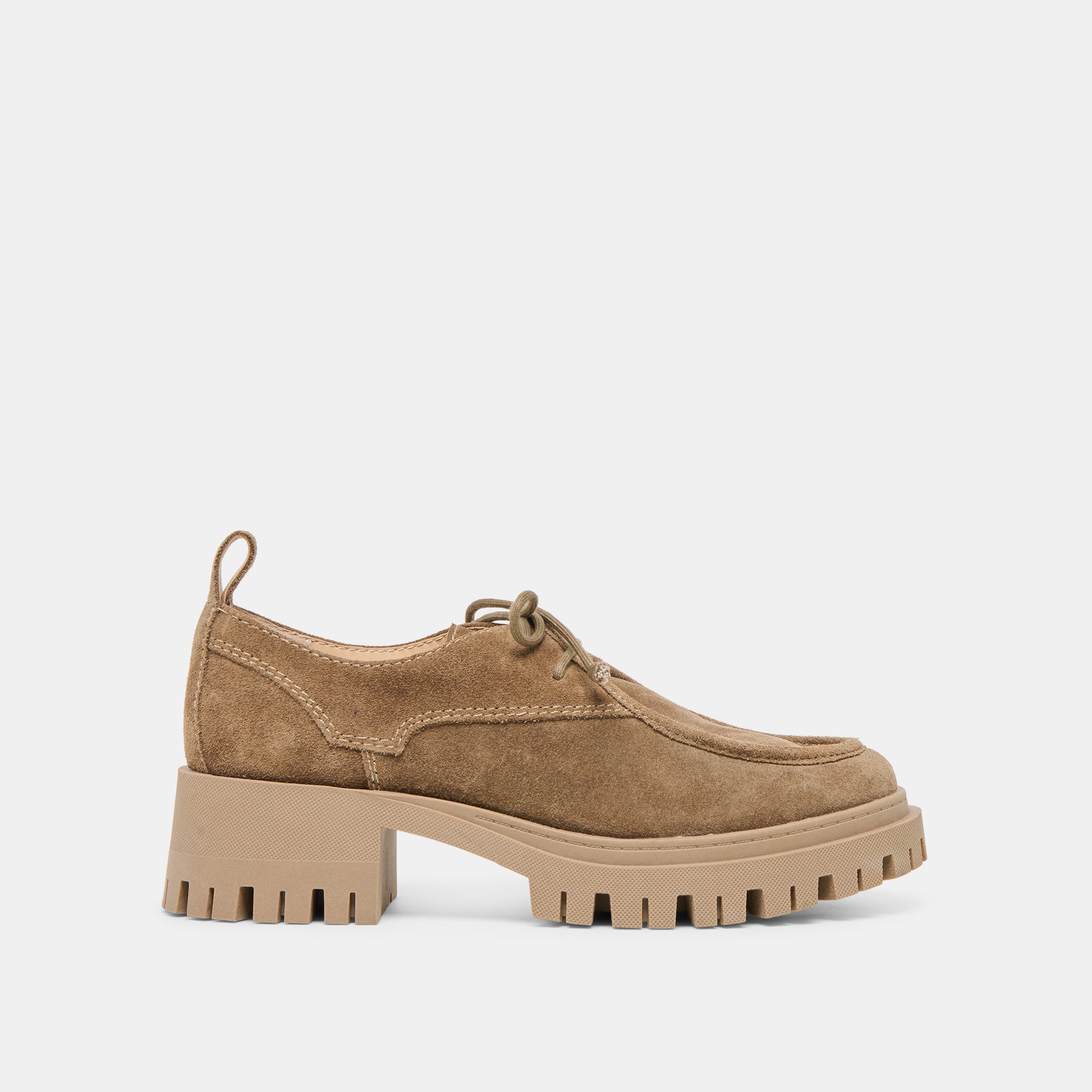 MILZA LOAFERS OLIVE SUEDE