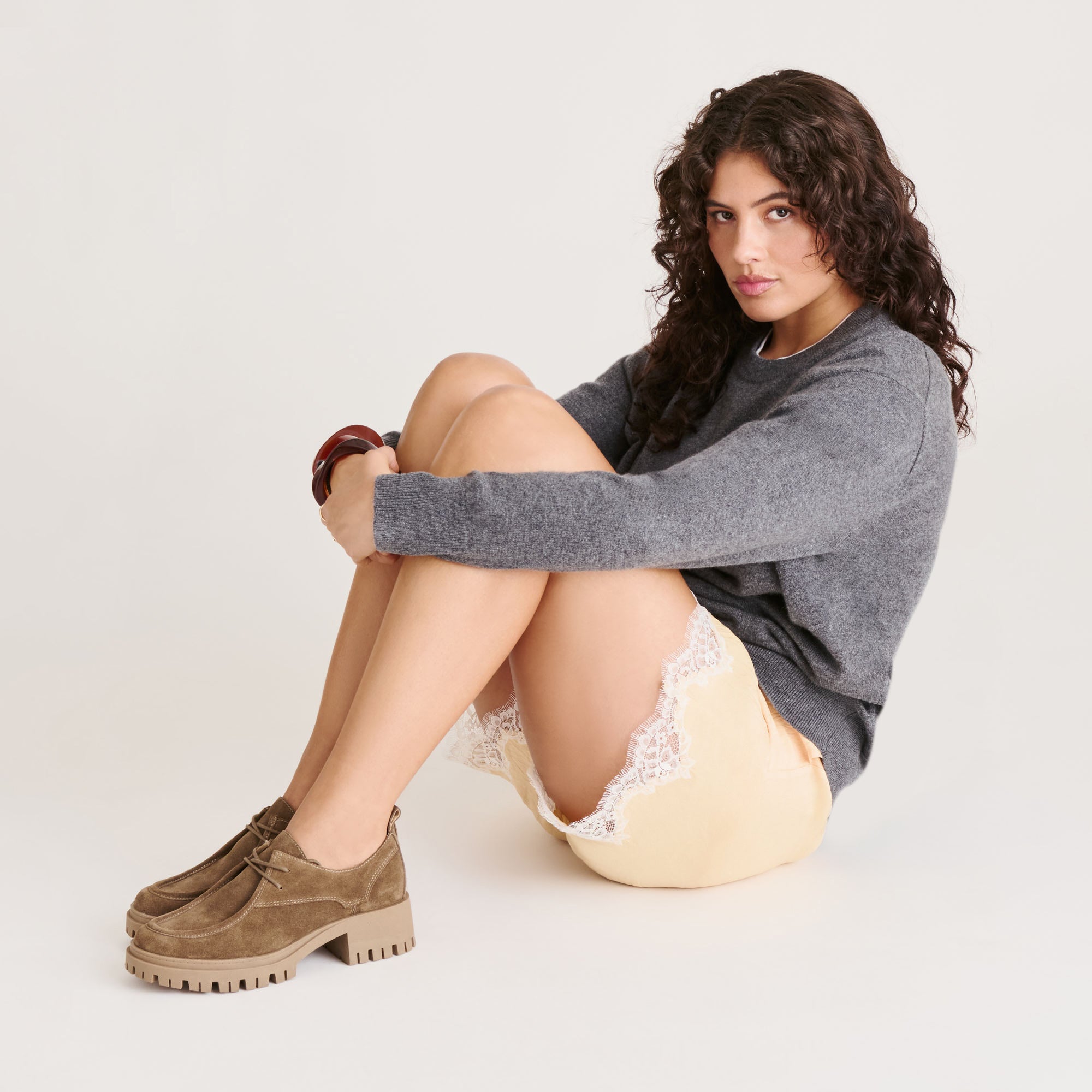 MILZA LOAFERS OLIVE SUEDE - Image 6