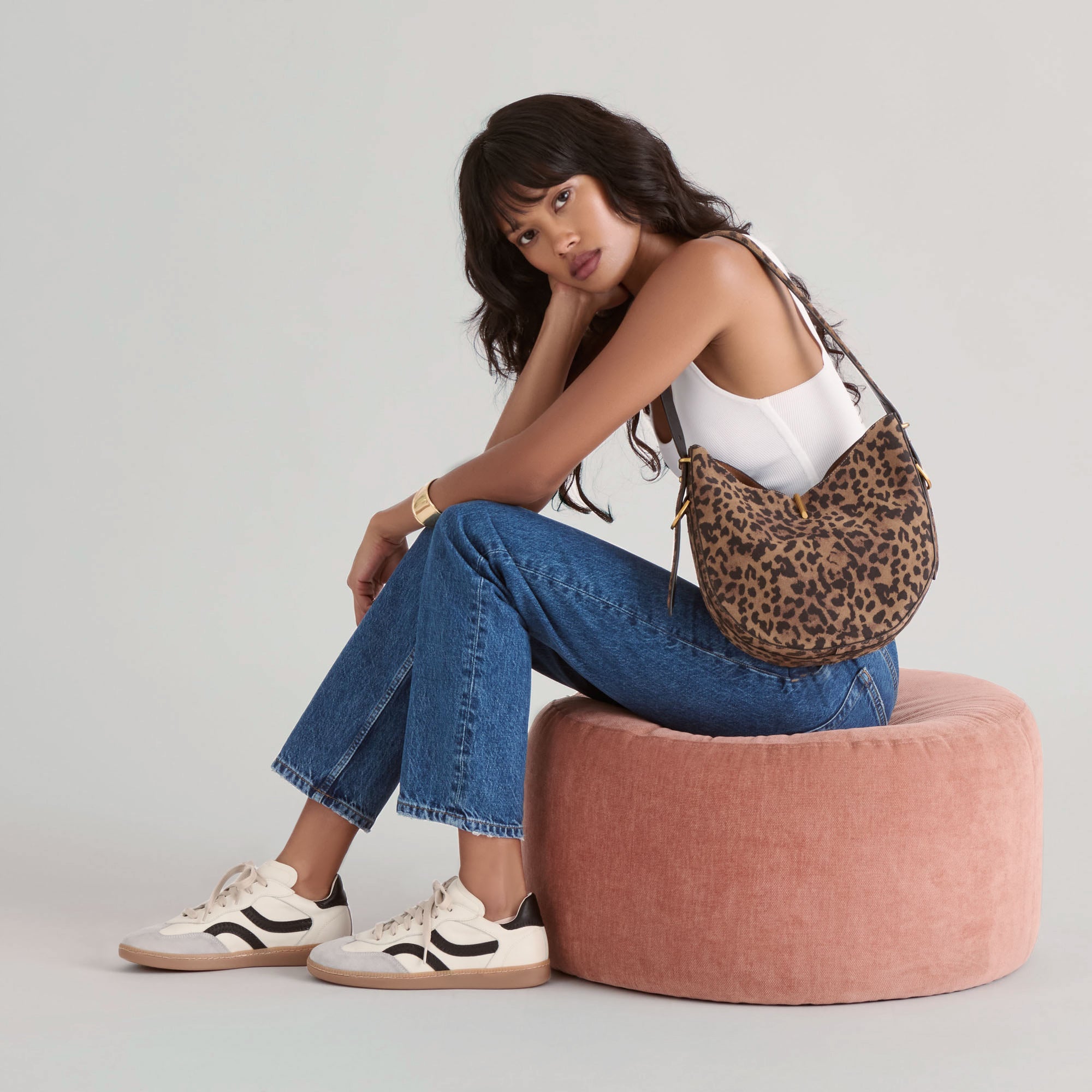 BREE SHOULDER BAG LEOPARD SUEDE - Image 4