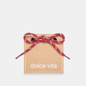 TICK MARK CORD LACE BURGUNDY MULTI